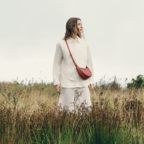 Polène Numéro Dix in Terracotta Numéro Dix in Terracotta - Shoulder & Crossbody Bags - Parisian Luxury Leather Bag at Coveti