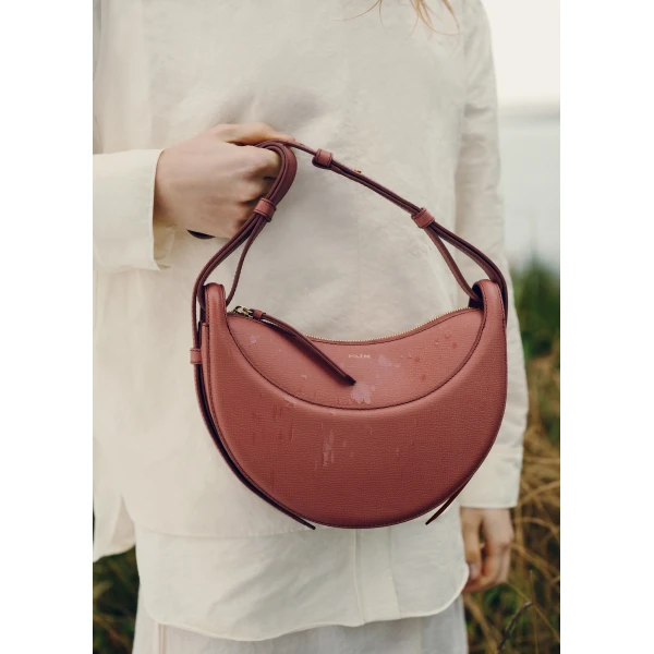 Polene Numéro Dix in Terracotta Bag, view 4