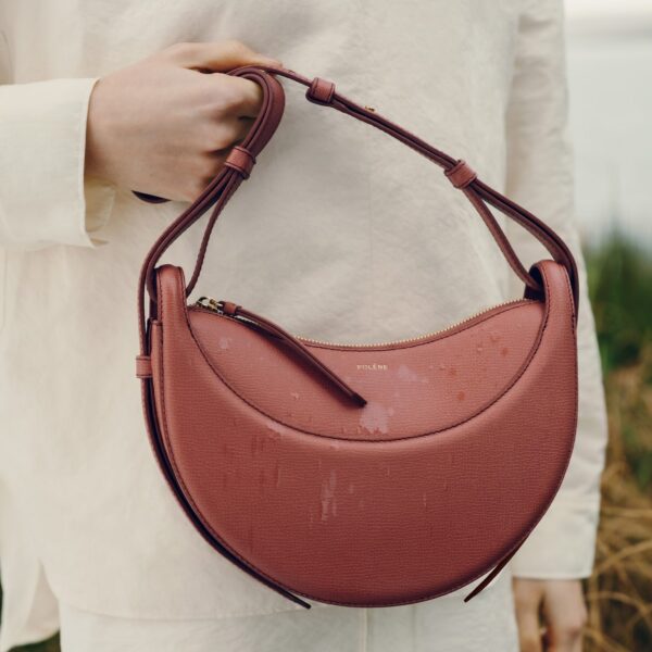 Polène Numéro Dix in Terracotta Numéro Dix in Terracotta - Shoulder & Crossbody Bags - Parisian Luxury Leather Bag at Coveti