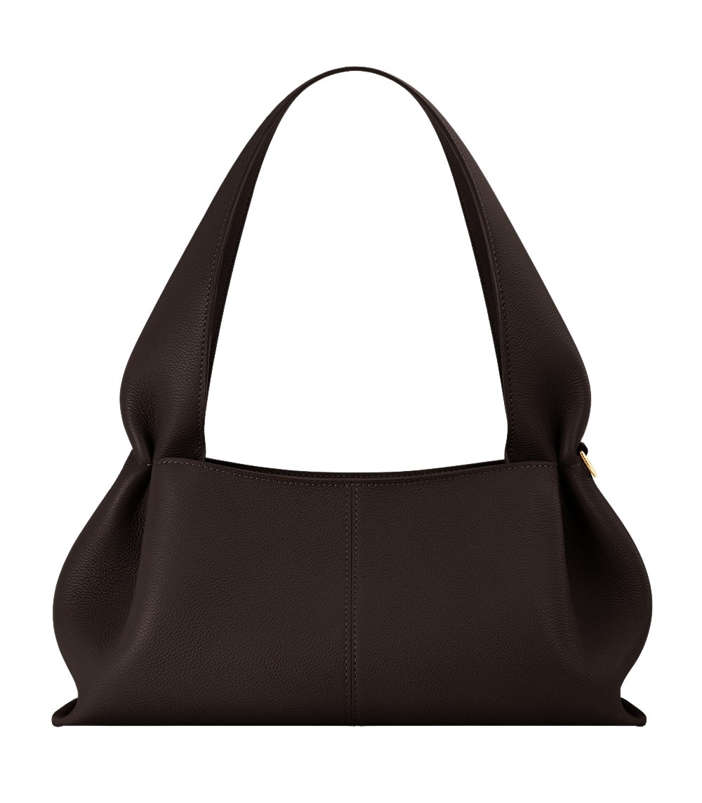 Polène Numéro Neuf East West in Ebony Numéro Neuf East West in Ebony - Shoulder & Crossbody Bags - Parisian Luxury Leather Bag at Coveti