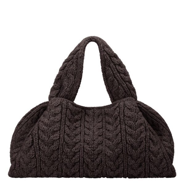 Polène Numéro Neuf Large in Ebony Numéro Neuf Large in Ebony - Shoulder & Crossbody Bags - Parisian Luxury Leather Bag at Coveti
