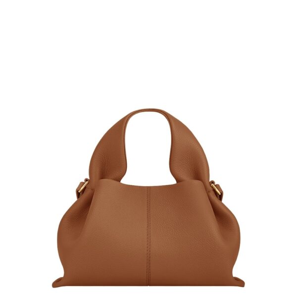 Polène Numéro Neuf Mini in Camel Numéro Neuf Mini in Camel - Mini Bags - Parisian Luxury Leather Bag at Coveti