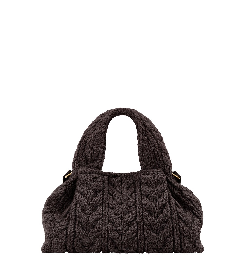 Polène Numéro Neuf Mini in Ebony Numéro Neuf Mini in Ebony - Mini Bags - Parisian Luxury Leather Bag at Coveti