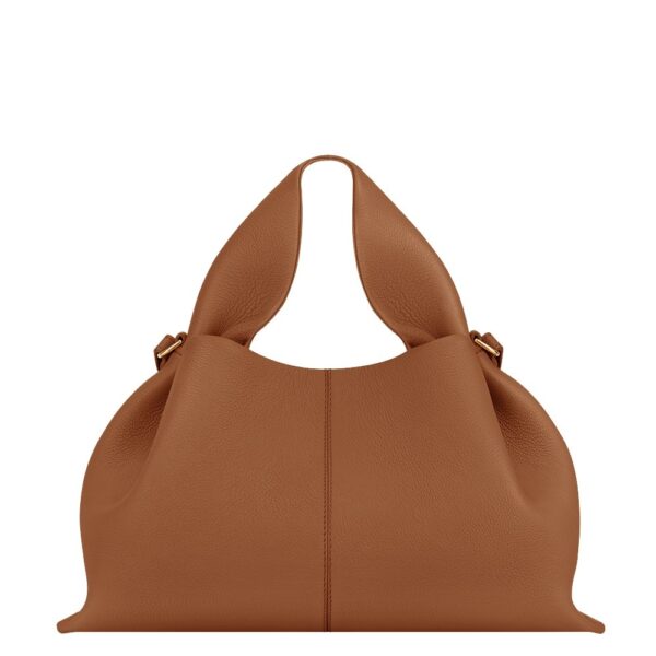 Polène Numéro Neuf in Camel Numéro Neuf in Camel - Shoulder & Crossbody Bags - Parisian Luxury Leather Bag at Coveti