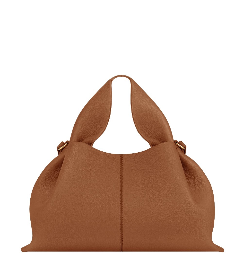 Polène Numéro Neuf in Camel Numéro Neuf in Camel - Shoulder & Crossbody Bags - Parisian Luxury Leather Bag at Coveti