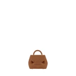 Polène Numéro Un Micro in Camel Numéro Un Micro in Camel - Mini Bags - Parisian Luxury Leather Bag at Coveti