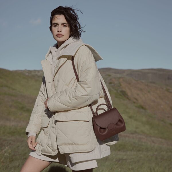 Polène Numéro Un Nano in Sandalwood Numéro Un Nano in Sandalwood - Mini Bags - Parisian Luxury Leather Bag at Coveti