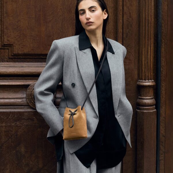 Strathberry Osette Midi Pouch clutch bag