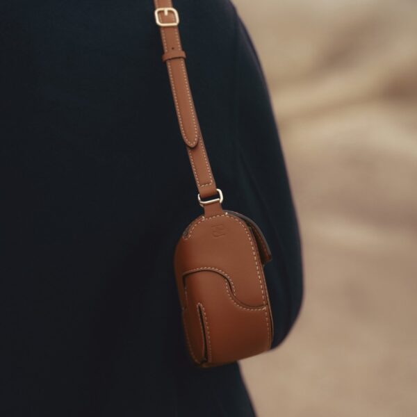Polène Osmo in Cognac Osmo in Cognac - Shoulder & Crossbody Bags - Parisian Luxury Leather Bag at Coveti