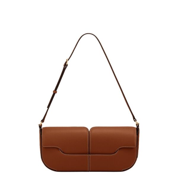 Polène Osmo in Cognac Osmo in Cognac - Shoulder & Crossbody Bags - Parisian Luxury Leather Bag at Coveti