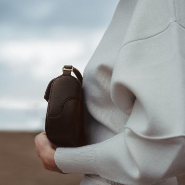 Polène Osmo in Ebony Osmo in Ebony - Shoulder & Crossbody Bags - Parisian Luxury Leather Bag at Coveti