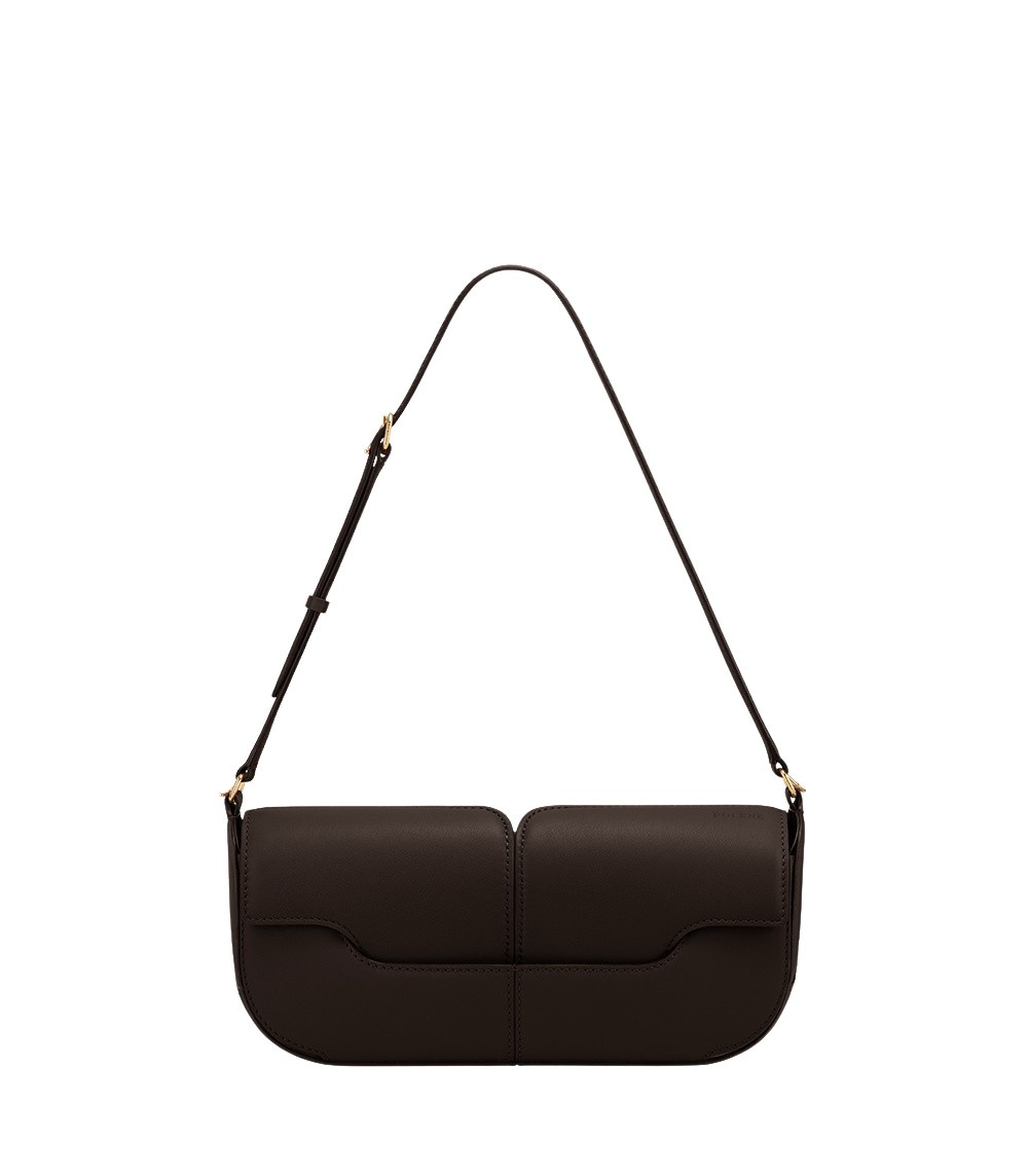 Polène Osmo in Ebony Osmo in Ebony - Shoulder & Crossbody Bags - Parisian Luxury Leather Bag at Coveti