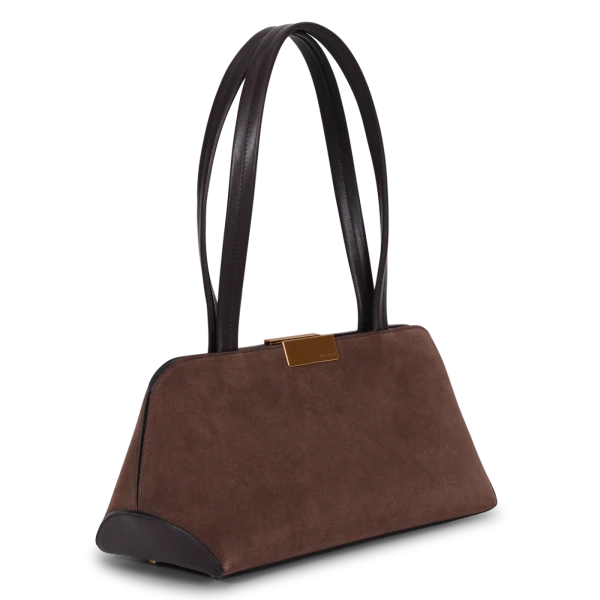 Ateliers Auguste Passy East West in Chocolate bag