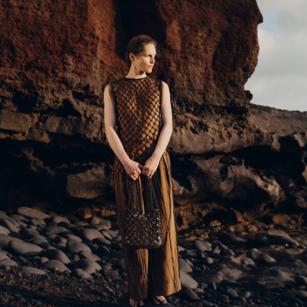 Polène Solé in Ebony Solé in Ebony - Shoulder & Crossbody Bags - Parisian Luxury Leather Bag at Coveti