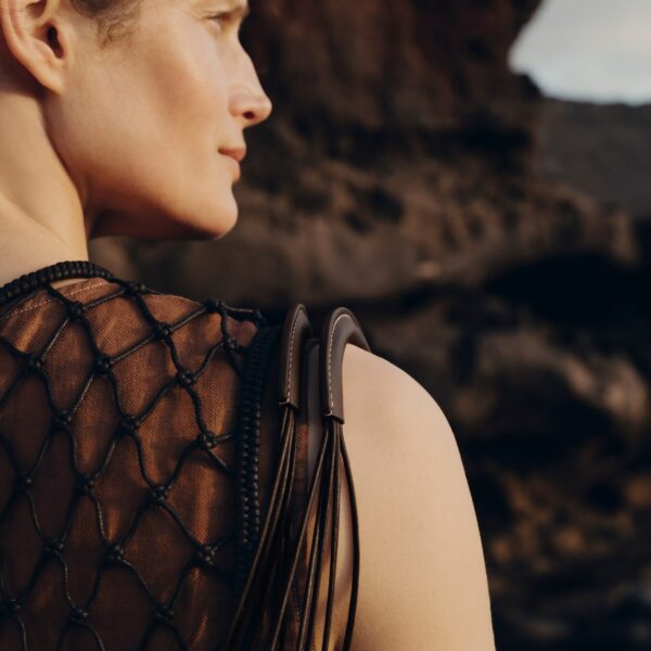 Polène Solé in Ebony Solé in Ebony - Shoulder & Crossbody Bags - Parisian Luxury Leather Bag at Coveti