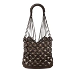 Polène Solé in Ebony Solé in Ebony - Shoulder & Crossbody Bags - Parisian Luxury Leather Bag at Coveti