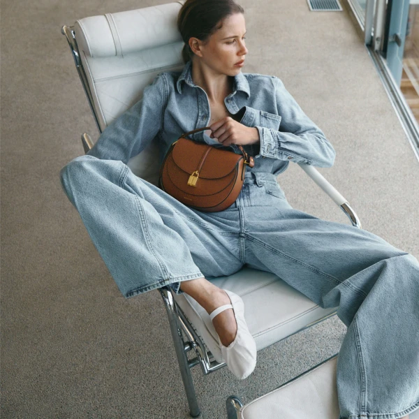 DeMellier Siena Saddle crossbody bag