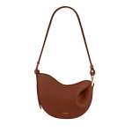 Polène Tonca in Cognac Tonca in Cognac - Shoulder & Crossbody Bags - Parisian Luxury Leather Bag at Coveti