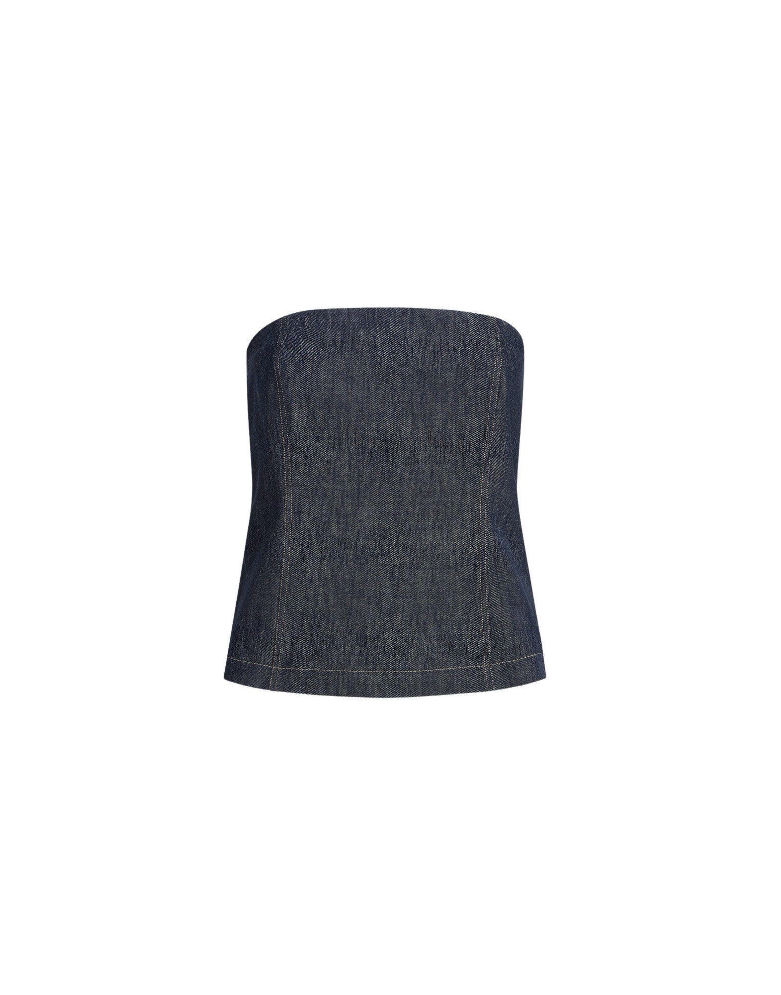 Brunello Cucinelli Bandeau top in Denim