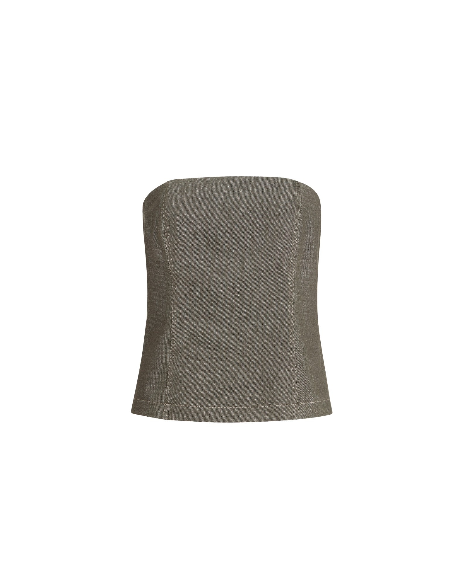 Brunello Cucinelli Bandeau top in Olive