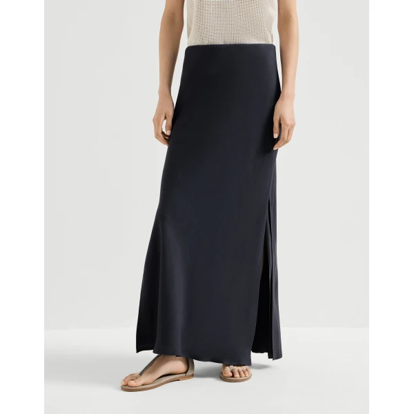 Bias-cut skirt