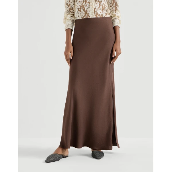 Bias-cut skirt