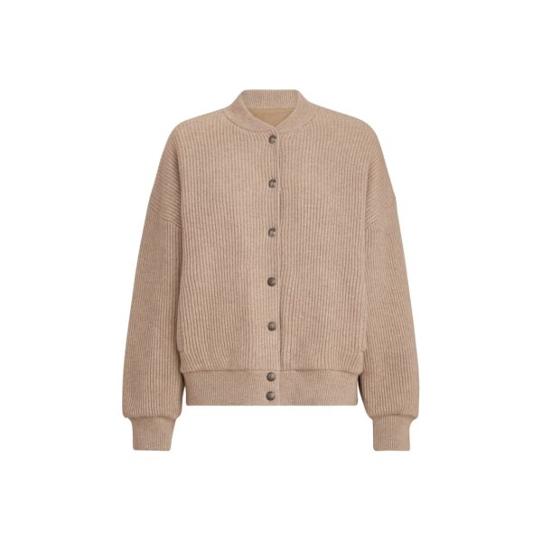 Bomber jacket with padding in Cashmere Beige