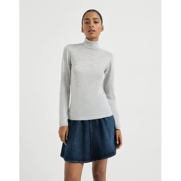 Cashmere and silk sweater