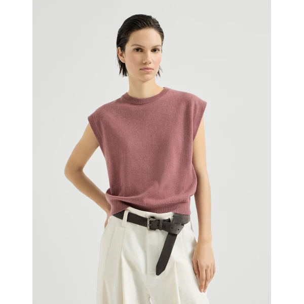Cashmere knit T-shirt