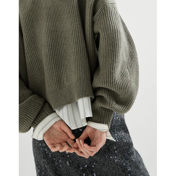 Beige Knitwear