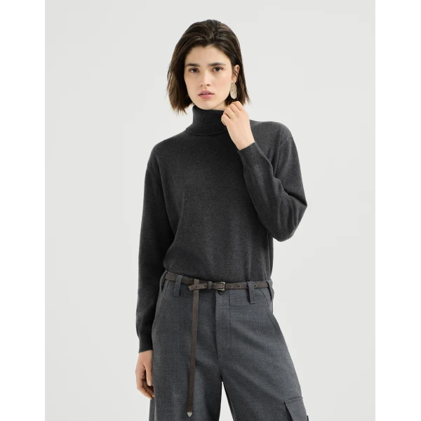 Cashmere turtleneck sweater