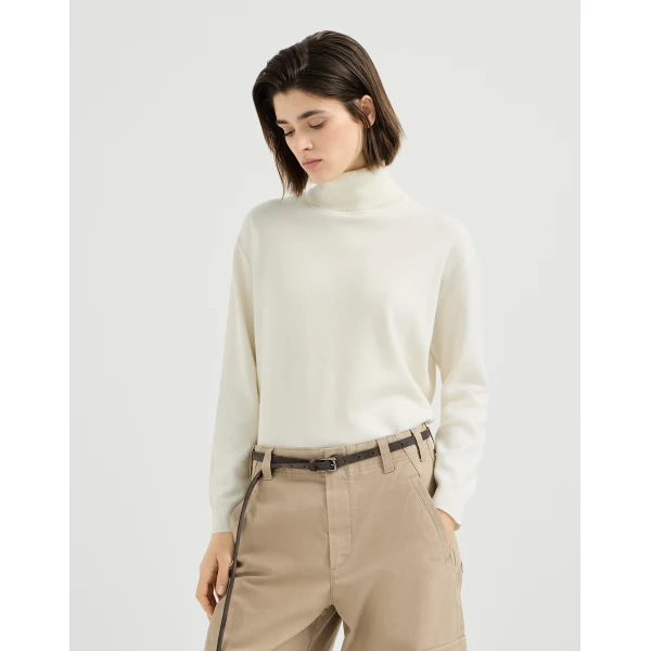 Cashmere turtleneck sweater