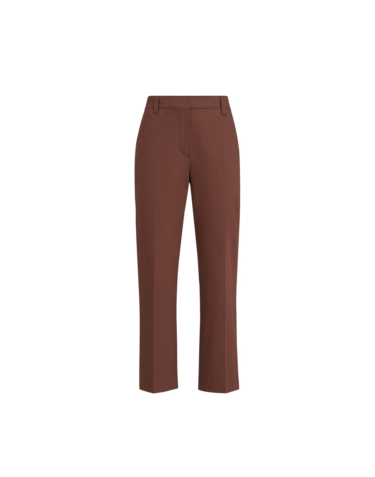 Brunello Cucinelli Cigarette trousers in Bordeaux