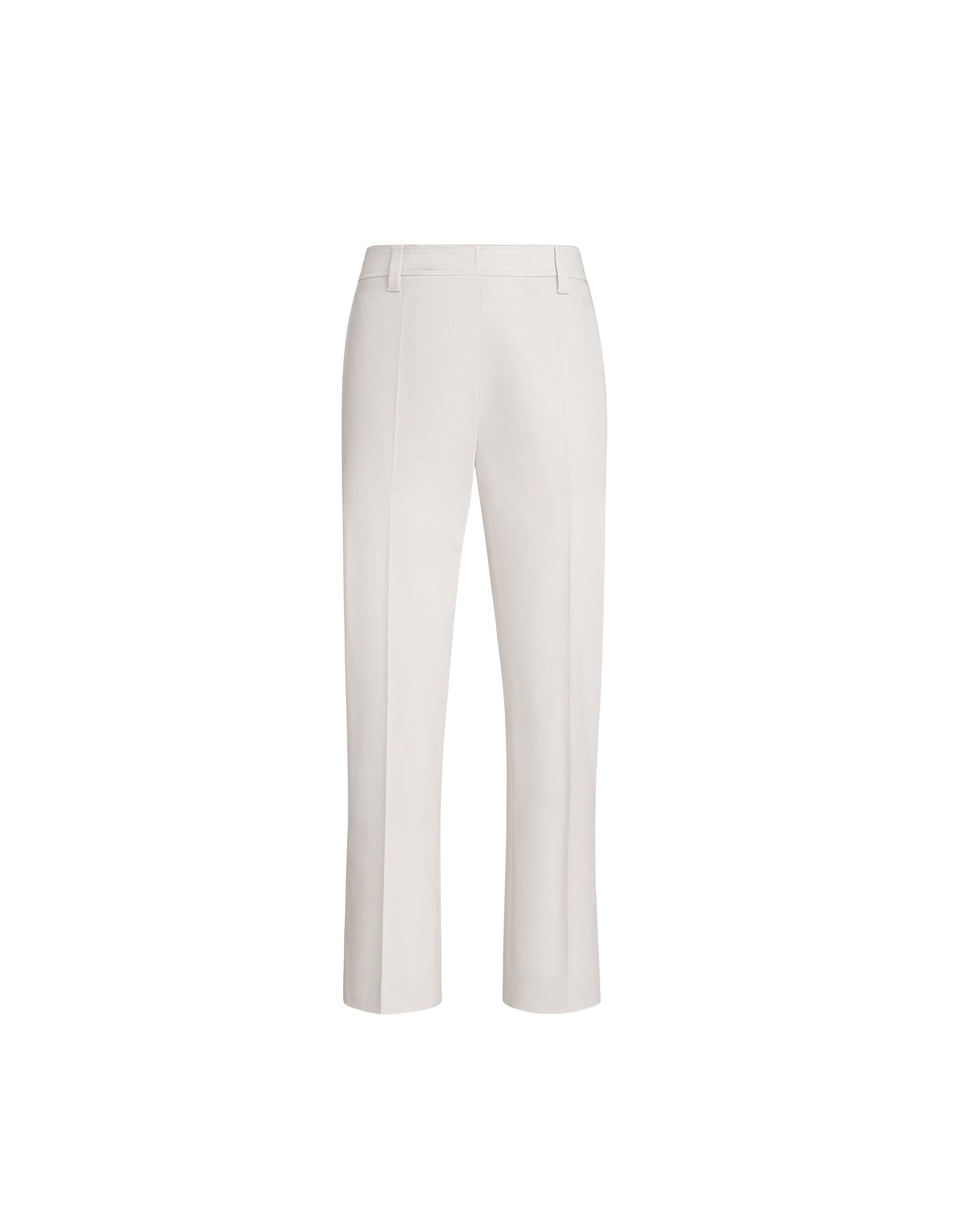 Brunello Cucinelli Cigarette trousers in Oat