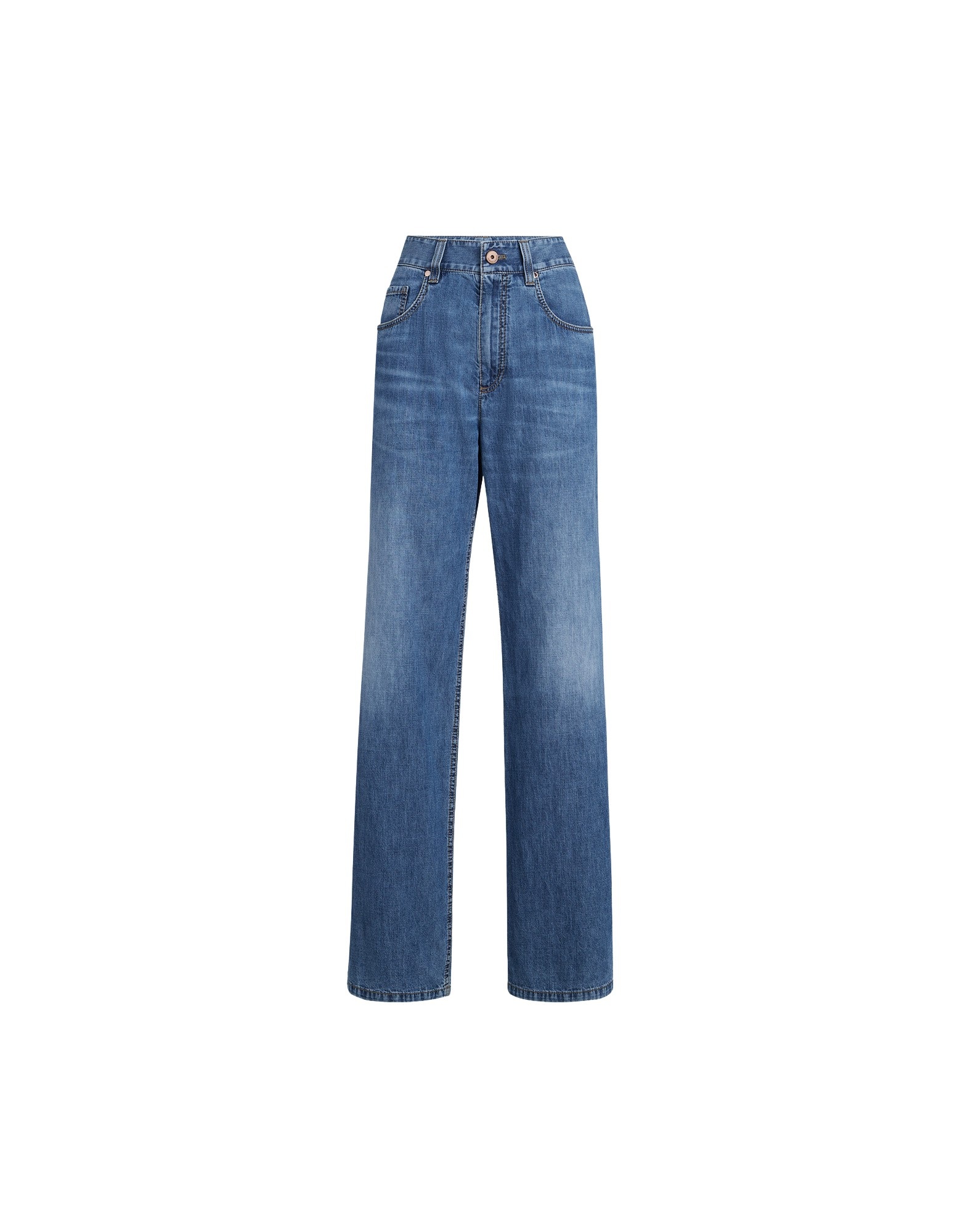 Brunello Cucinelli Contemporary Loose trousers in Denim