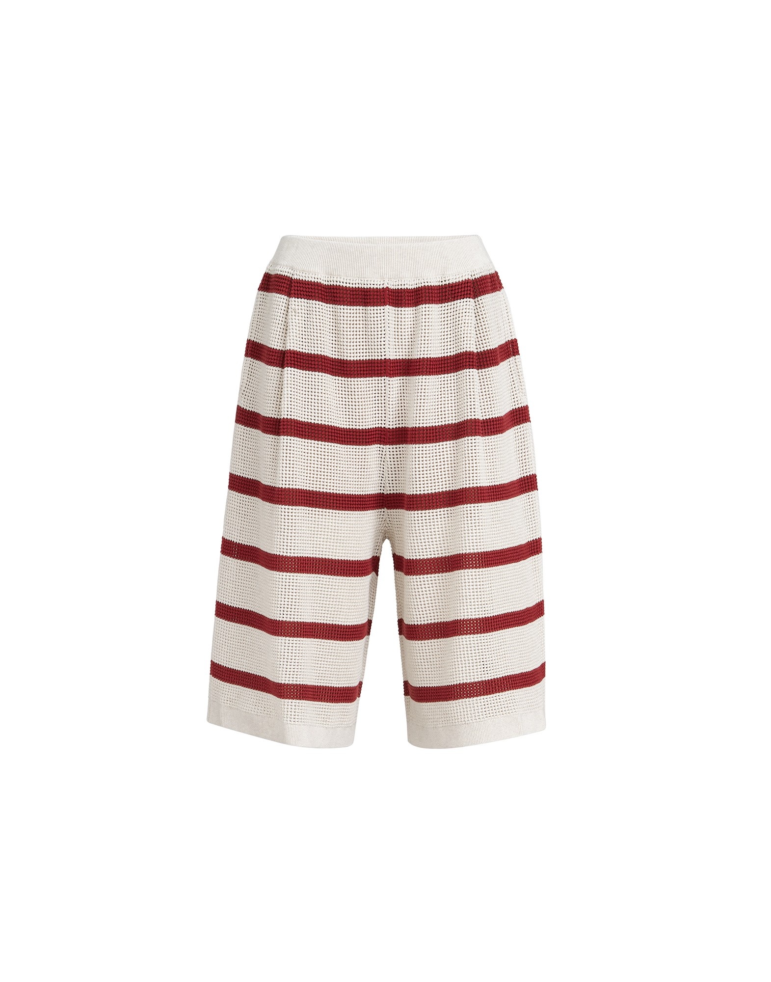 Brunello Cucinelli Cotton net knit Bermuda shorts