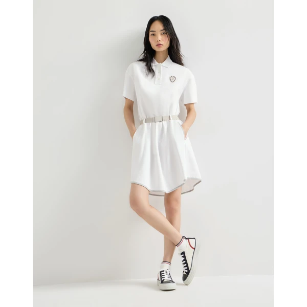 Couture interlock mini dress with logo