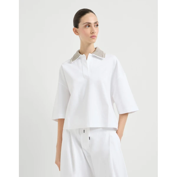 Couture interlock polo shirt