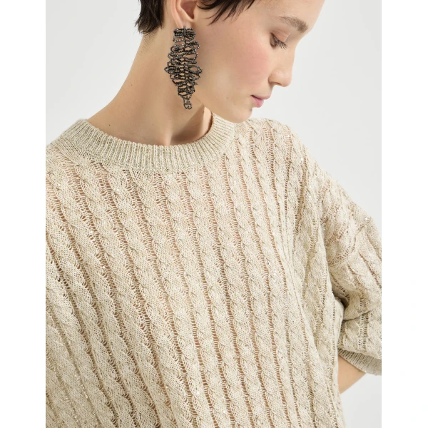 Beige Knitwear
