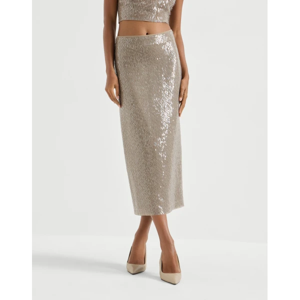 Dazzling Embroidery skirt