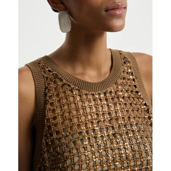 Beige Knitwear