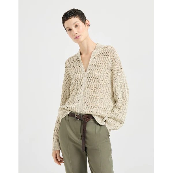 Dazzling braids cardigan