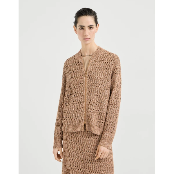 Dazzling braids cardigan