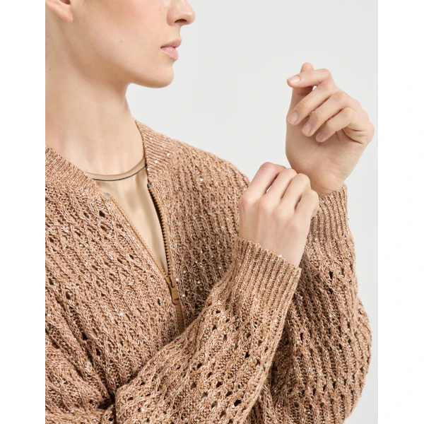 Beige Knitwear