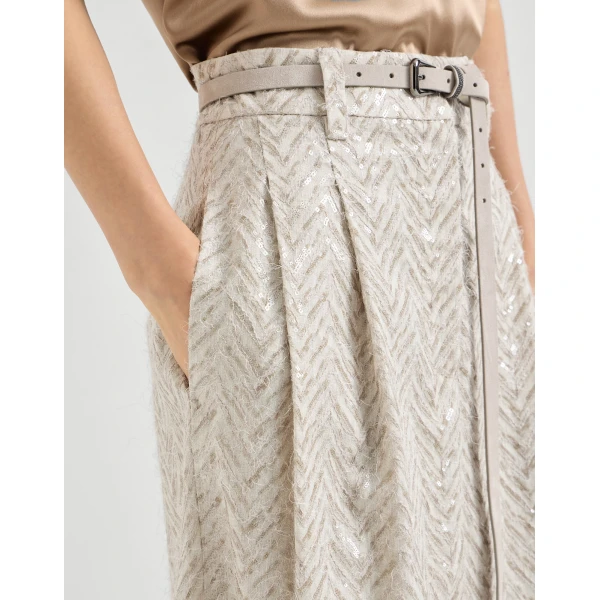Beige Skirts