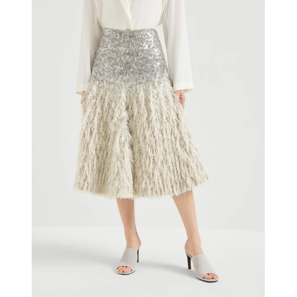 Dazzling dégradé skirt