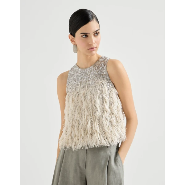 Dazzling dégradé top