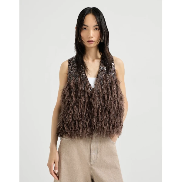 Dazzling dégradé vest