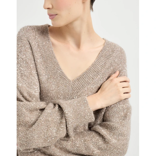 Beige Knitwear