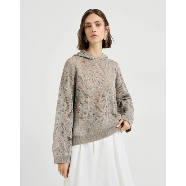 Dazzling water lilies sweater